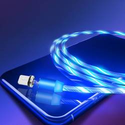 AM67 | 3in1 2M | Luminous magnetic charging cable with 3 tips
