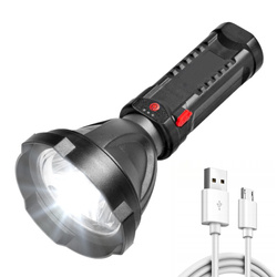 TL-5100B | LED tactical flashlight with built-in rechargeable battery | 3 light modes, 500 lm, 1200 mAh