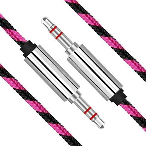 AB-1.5-1.5M | 1.5M Mini Jack cable | Stiffened joints | 5 colors