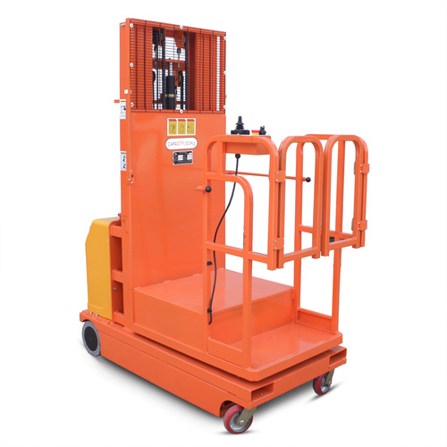EPM ride-on electric warehouse elevator | Electric order picker