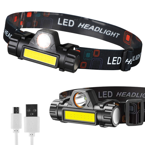 TL-101-B | LED XPE Q5 + COB headlamp | magnet, 500lm, 1000mAh