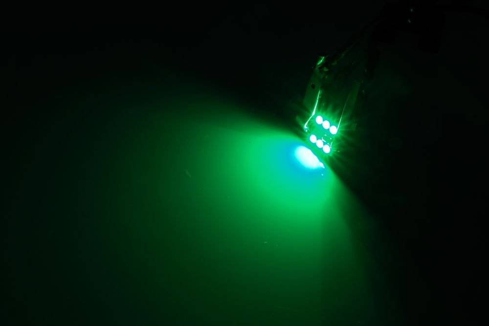 2in1 grüne LED Taschenlampe E27 Fernbedienung Led-Leuchte grünes Licht green LED 