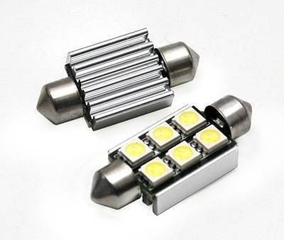 C5W LED-Birnen-Auto 6 SMD 5050 CAN BUS