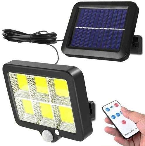 SSL-120LED | 120 LED COB Solarlampe mit modularem Solarpanel