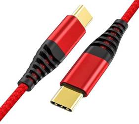 AP-42-1M-C-típusú-piros | USB-C-USB-C kábel | 1M