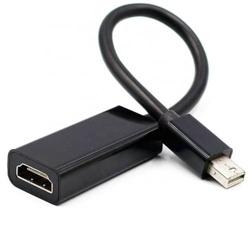 MDP-H-30CM-Black - HDMI kabelis (f) - Mini Display Port | 4K | 20 cm | HDMI v1.4