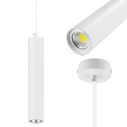CTD-L30CM-WHITE| Biała lampa wisząca | Nowoczesna lampa sufitowa | Oświetlenie dekoracyjne