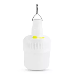 HWL-007 | Lampka kempingowa LED, żarówka z haczykiem i akumulatorem