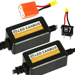 Komplet 2 szt - A0 Analogowy filtr H7 LED CAN BUS - pomarańczowy