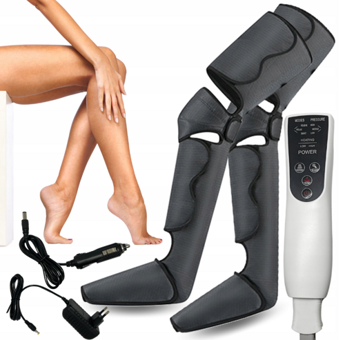 KJ-062-GREY | Masażer do nóg | Drenaż limfatyczny | Presoterapia