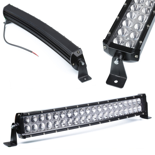 LB-GB-120-C | Zakrzywiona Lampa robocza 120W Light Bar prostokątna CREE | ŁUK