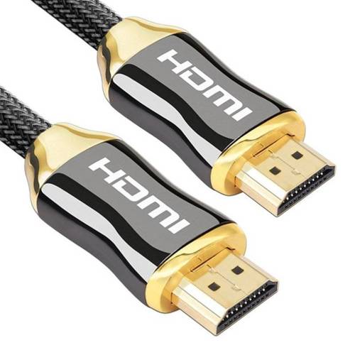 HX-1.5-1.5M-Чорний | Кабель HDMI 2.0 Premium | 4K при 60 Гц 3D 48 біт